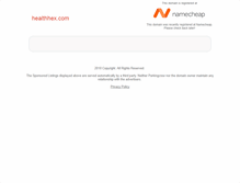 Tablet Screenshot of healthhex.com
